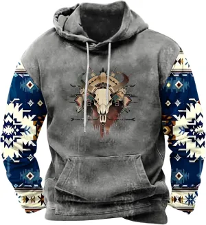 Men's Fashion Hoodies Sweatshirts Aetec Printed Hoodies for Men Vintage Big and Tall Graphic Fall Shirts with Pockets