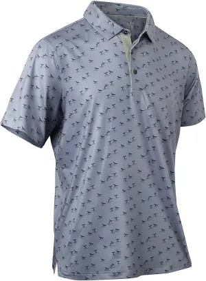 Mens Golf Shirts Quick Dry Moisture Wicking Casual Short Sleeve Performance Athletic Print Collared Stylish Men Polo Shirt