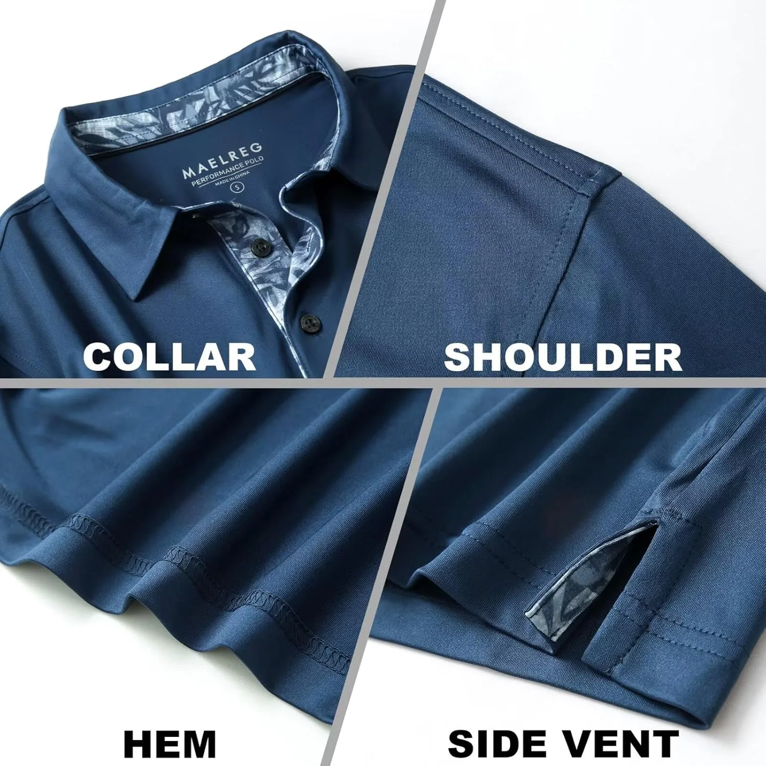 Mens Polo Shirts Short and Long Sleeve Casual Solid Stylish Dry Fit Performance Designed Collared Golf Polo Shirts for Men