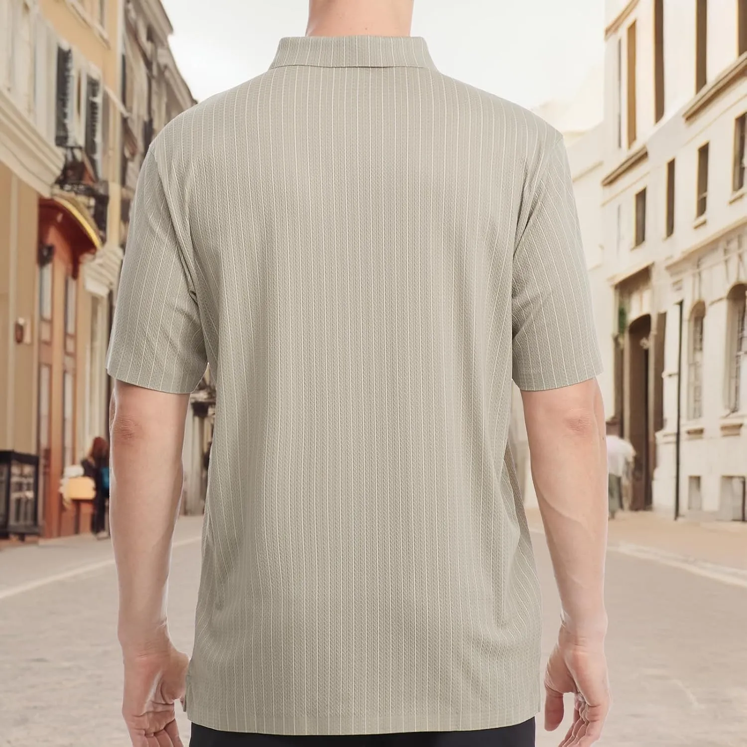Mens Polo Shirts Short Sleeve Golf Shirt Moisture Wicking Dry Fit Casual Stylish Polo Shirt for Men