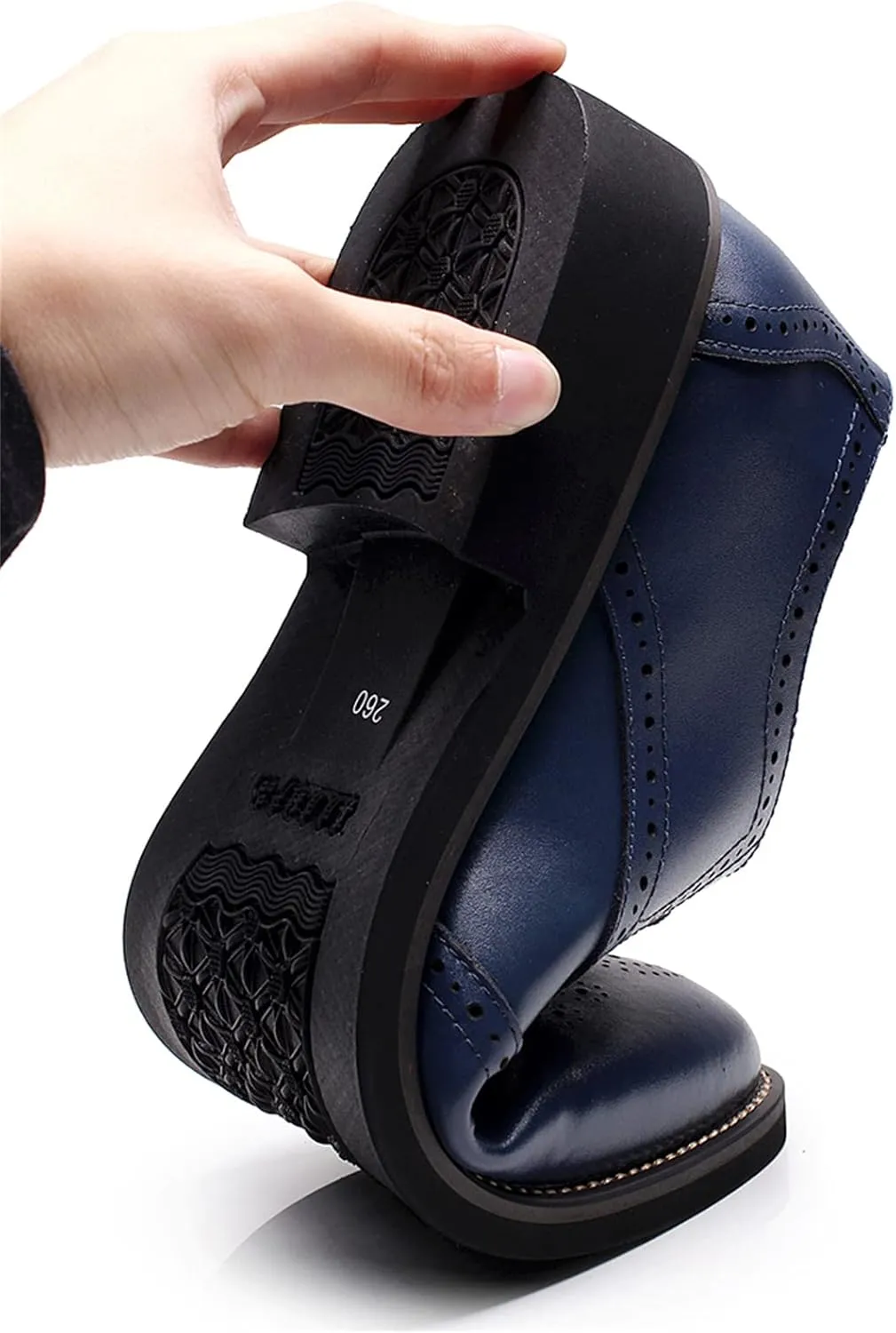 Men's Smart Pointed-Toe Dress Shoes Lace-up Formal Business Wedding Brogues