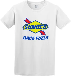 Men's Summer T-Shirt New Sunoco - Race Fuels Logo Hand wash Recommended White