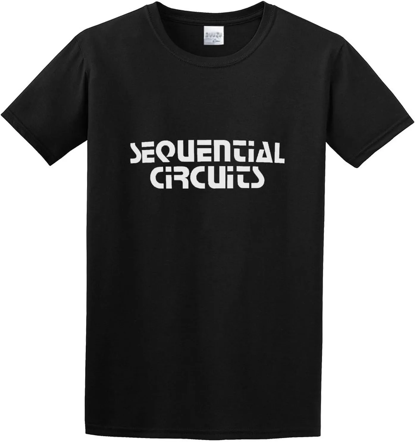 Men's T-Shirt Feel Soft Zone Sequential Circuits Retro Synth Pro One Prophet 5 Soft and Light Black