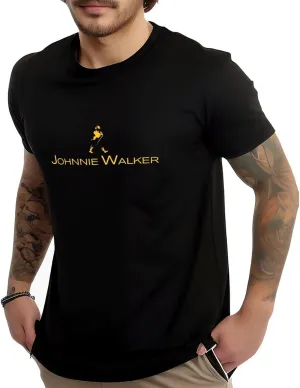 Men's T Shirts Johnnie Music Walker Shirt Aesthetic Short Sleeves Shirt Casual Loose Summer Streetwear Top Hipster Printed