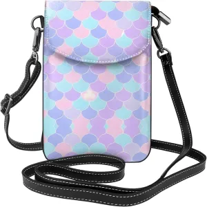Mermaid tattoo Printed Women's Crossbody Phone Bag - Perfect for Travel and Shopping