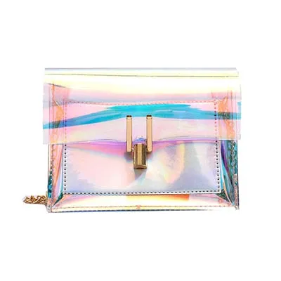 Messenger Women Bags Bag 2019 Bags Crossbody Waterproof for End-of-season sale Korean PVC Fashion Beach Economical shipping Women Transparent Laser Shoulder Bag Style