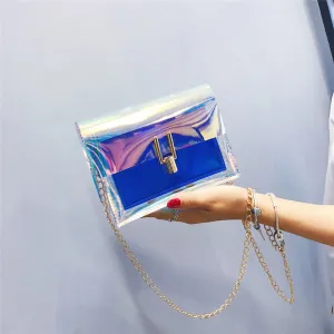 Messenger Women Bags Bag 2019 Bags Crossbody Waterproof for End-of-season sale Korean PVC Fashion Beach Economical shipping Women Transparent Laser Shoulder Bag Style
