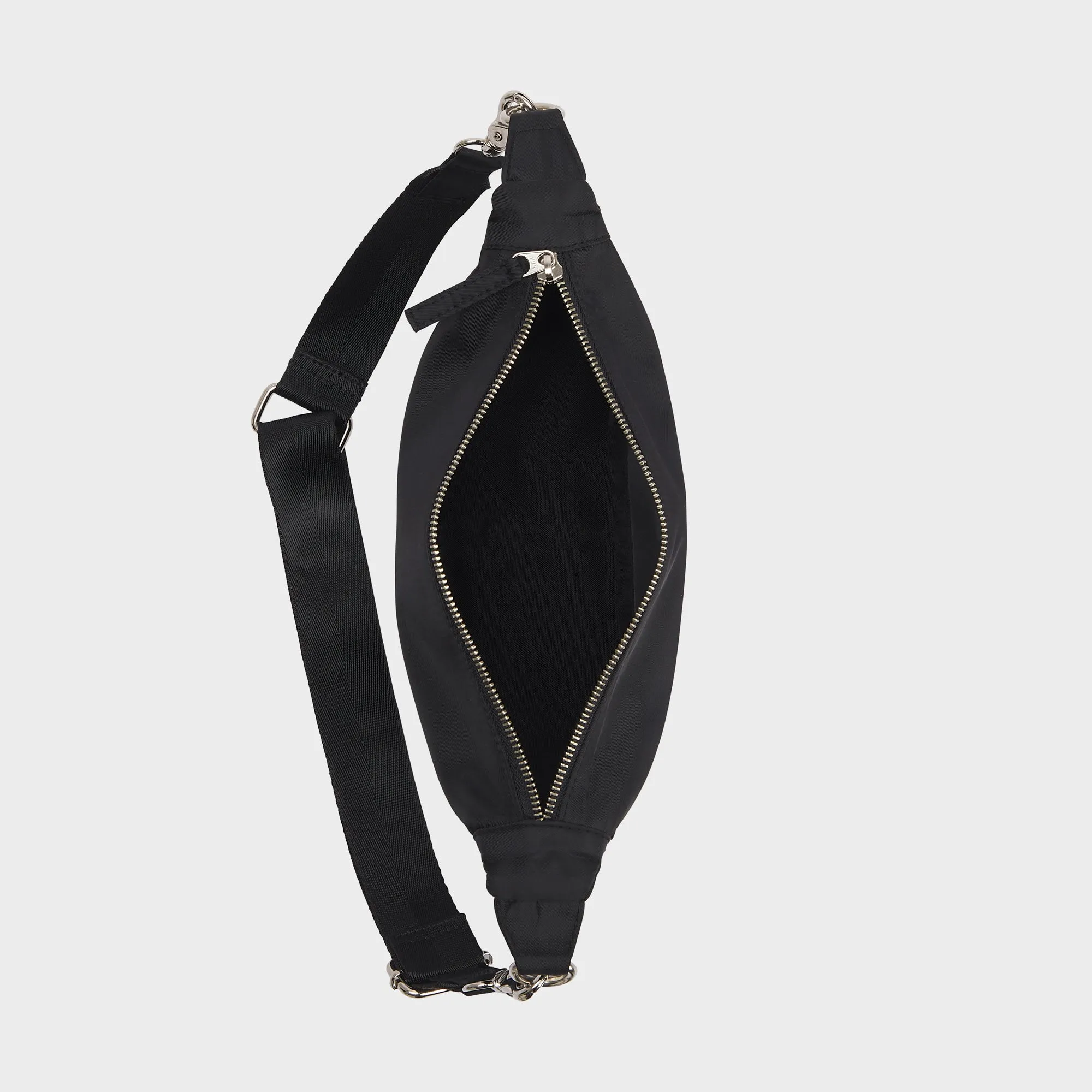 MEXICO NYLON SHOULDER BAG BLACK