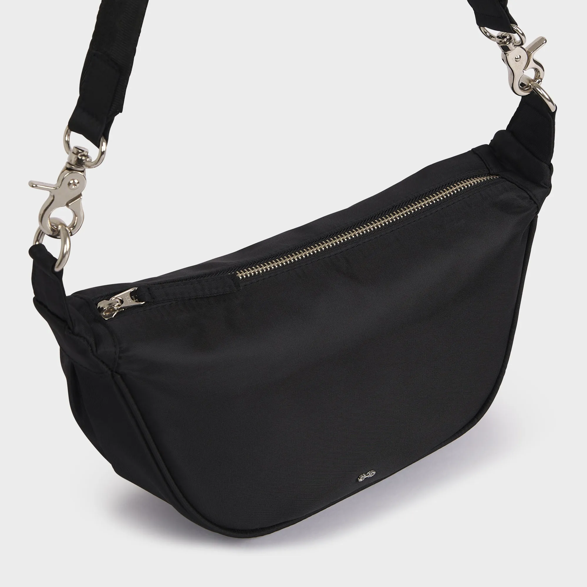 MEXICO NYLON SHOULDER BAG BLACK