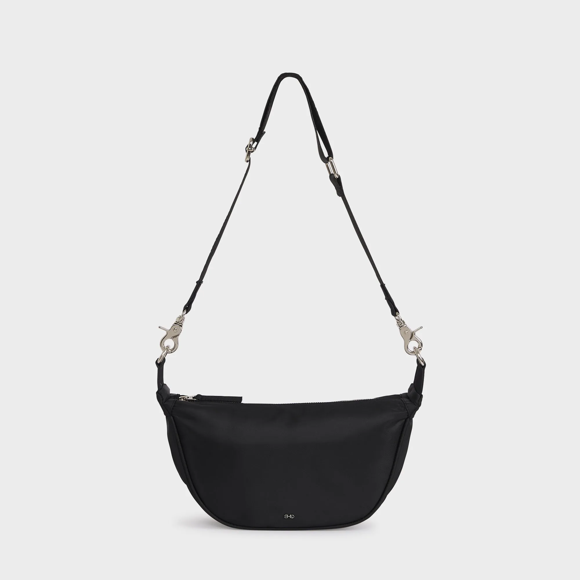 MEXICO NYLON SHOULDER BAG BLACK