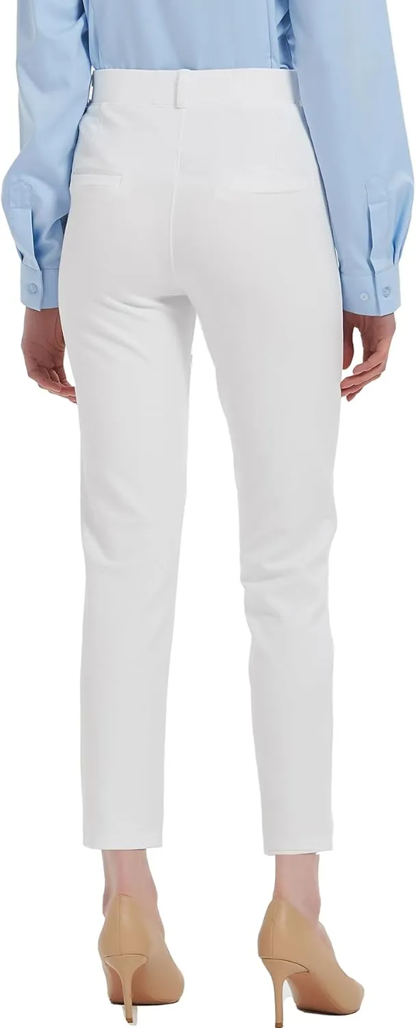 MGWDT Pants for Women's Dress Stretchy Blazer Business Pull On Work Pants