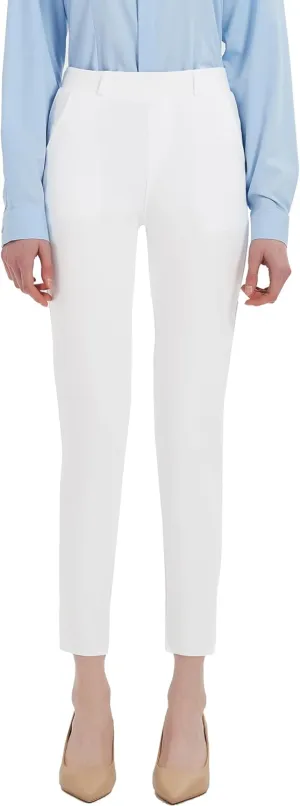 MGWDT Pants for Women's Dress Stretchy Blazer Business Pull On Work Pants