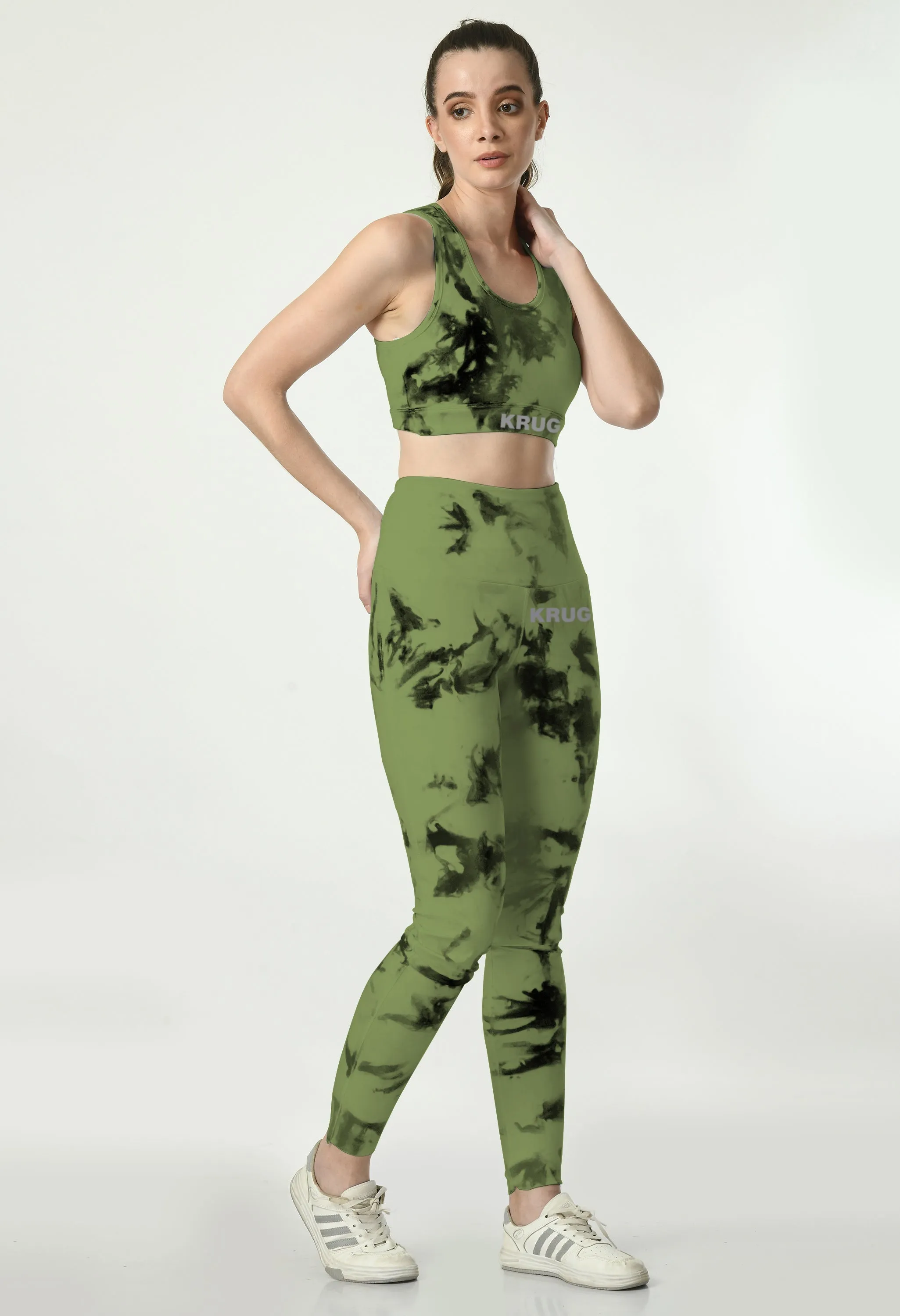 Midnight Forest Tie-Dye Co-Ord Set For Women