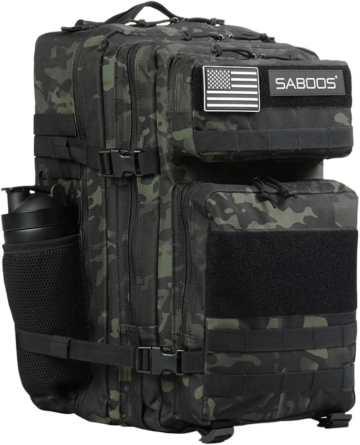 Military Tactical Backpack for Men 45L Molle Army 3 Days Assault Pack Bug Out Bag Water Resistant