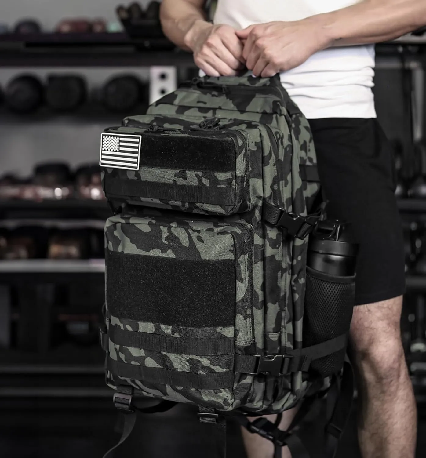Military Tactical Backpack for Men 45L Molle Army 3 Days Assault Pack Bug Out Bag Water Resistant