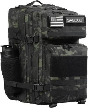 Military Tactical Backpack for Men 45L Molle Army 3 Days Assault Pack Bug Out Bag Water Resistant