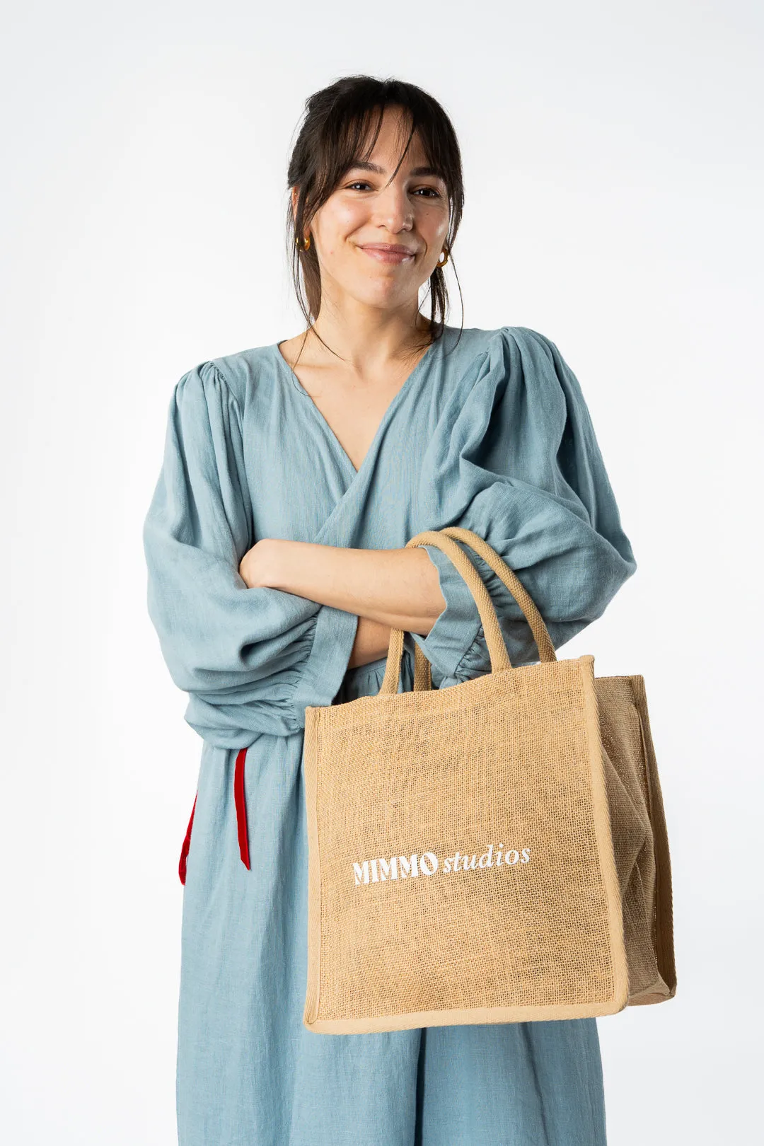 MIMMO Studios Jute Shopping Bag