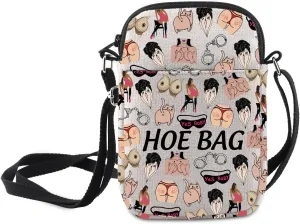MNIGIU Funny Overnight Shoulder Bag Bachelorette Party Gift Naughty Crossbody Bag Adult Gag Gift Humorous Hoe Bag