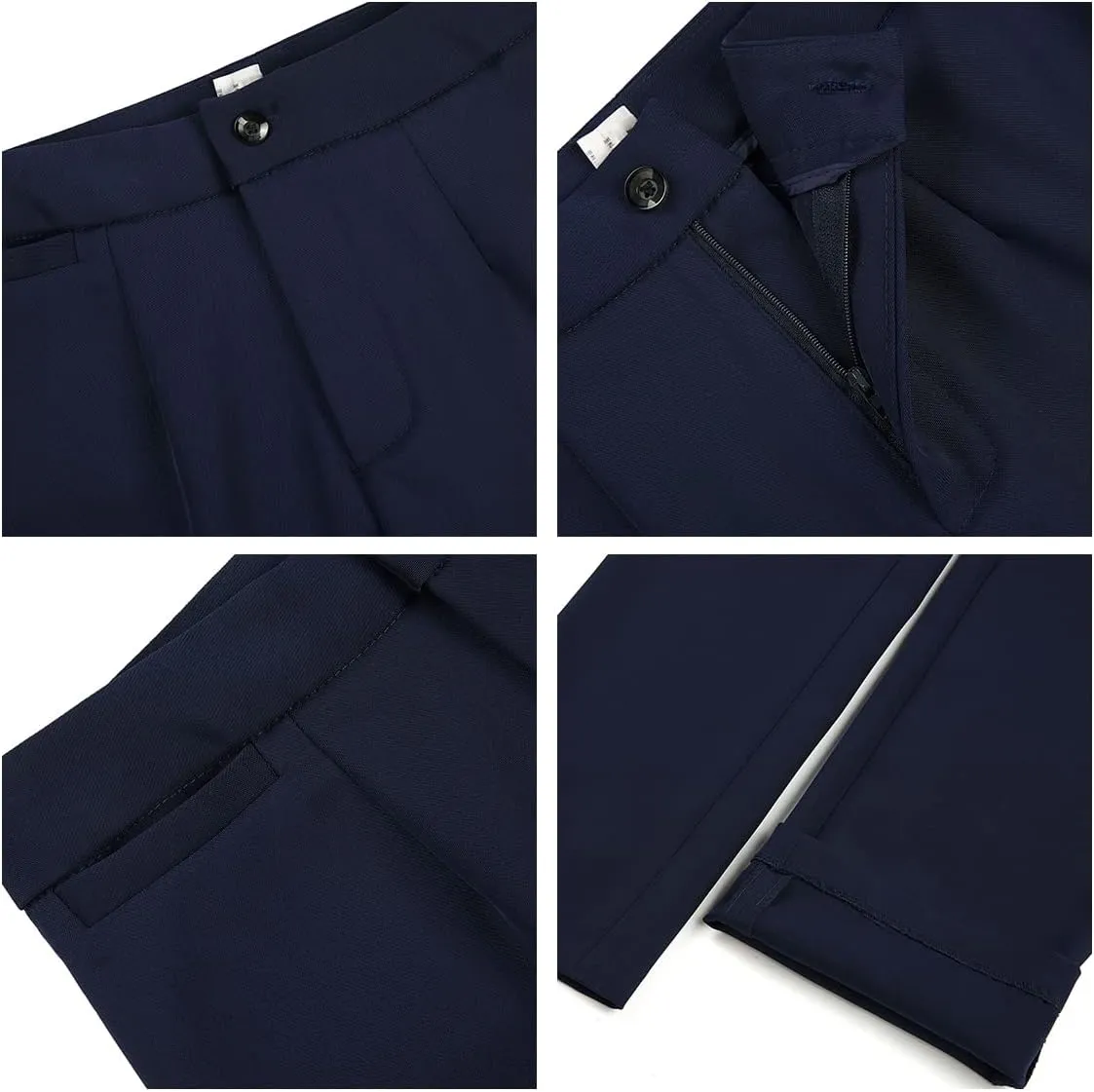 MODFUL Women's Business Pant Suit Set 2 Piece Slim Fit Blazer Jacket One Button Buckle Closure Lady Work Suit for Office