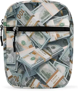 Money American Bill Dollar Crossbody Bag Small Shoulder Bag Waterproof, Lightweight And Convenient