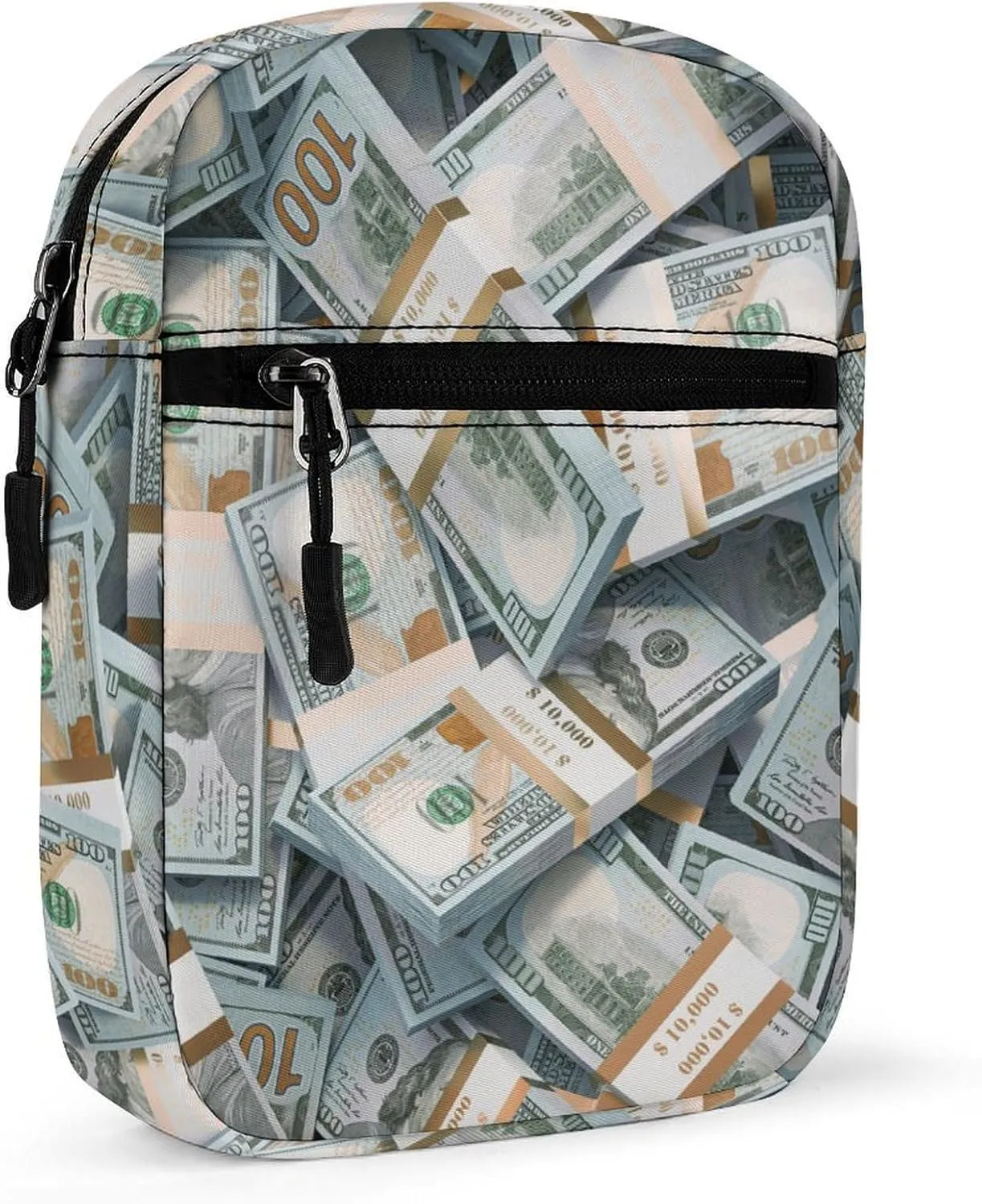 Money American Bill Dollar Crossbody Bag Small Shoulder Bag Waterproof, Lightweight And Convenient