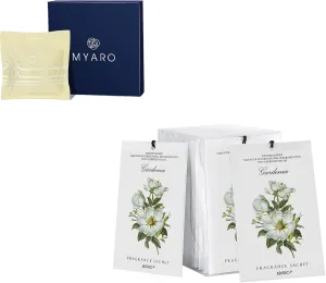 MYARO Vanilla Scented Sachet for Drawers and Closets Car Air Freshener Clip Hanging Potpourri Bags Long-Lasting Closet Refresher Odor Eliminator Fresh Scent Home Fragrance Sachet for Women
