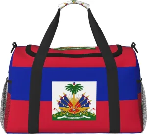 National Flag Travel Duffel Bag Large Foldable Waterproof Overnight Bag For Beach Swim Bags Pool Sports Gym