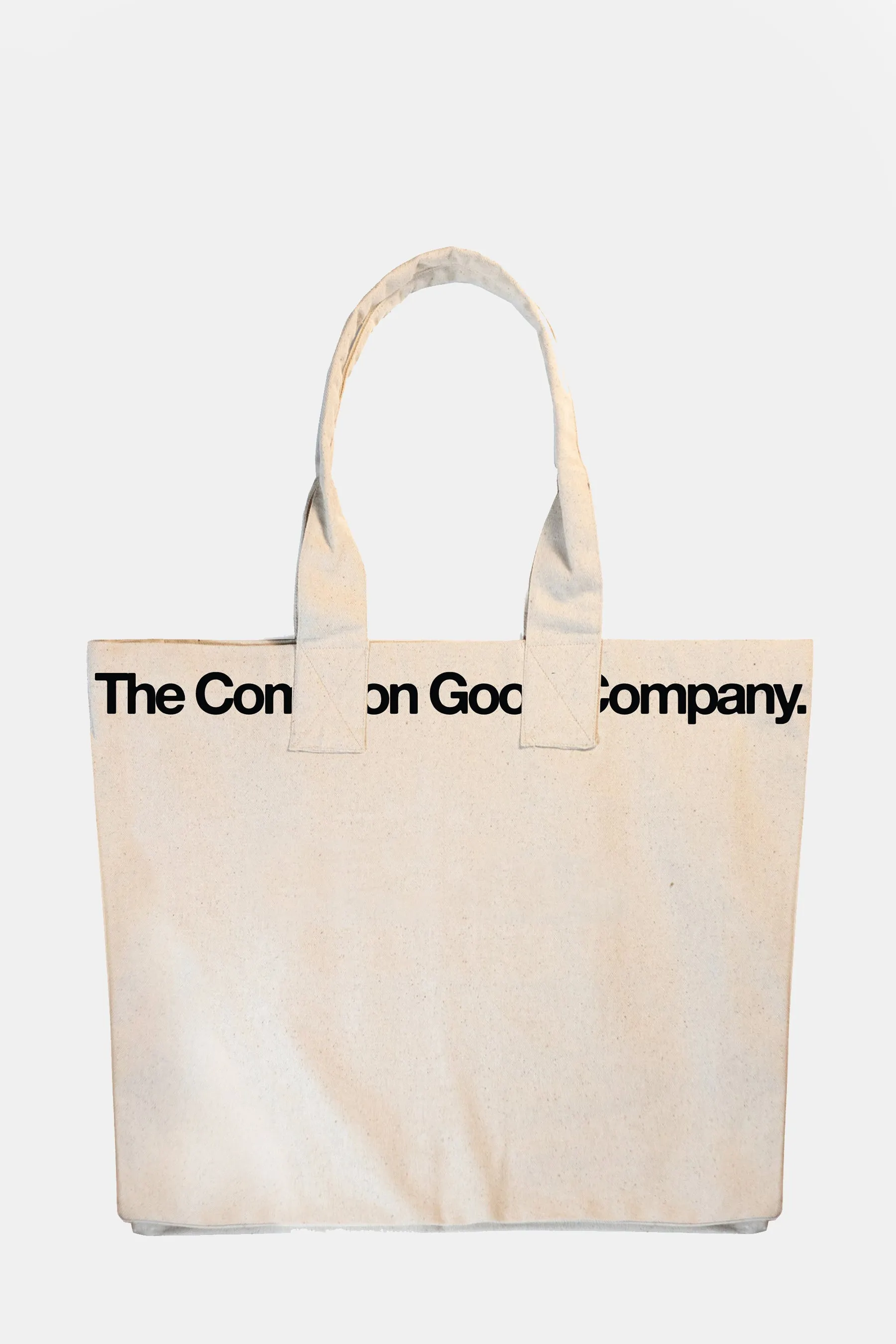 Natural 100% Recycled Cotton Market Tote - Longform Logo