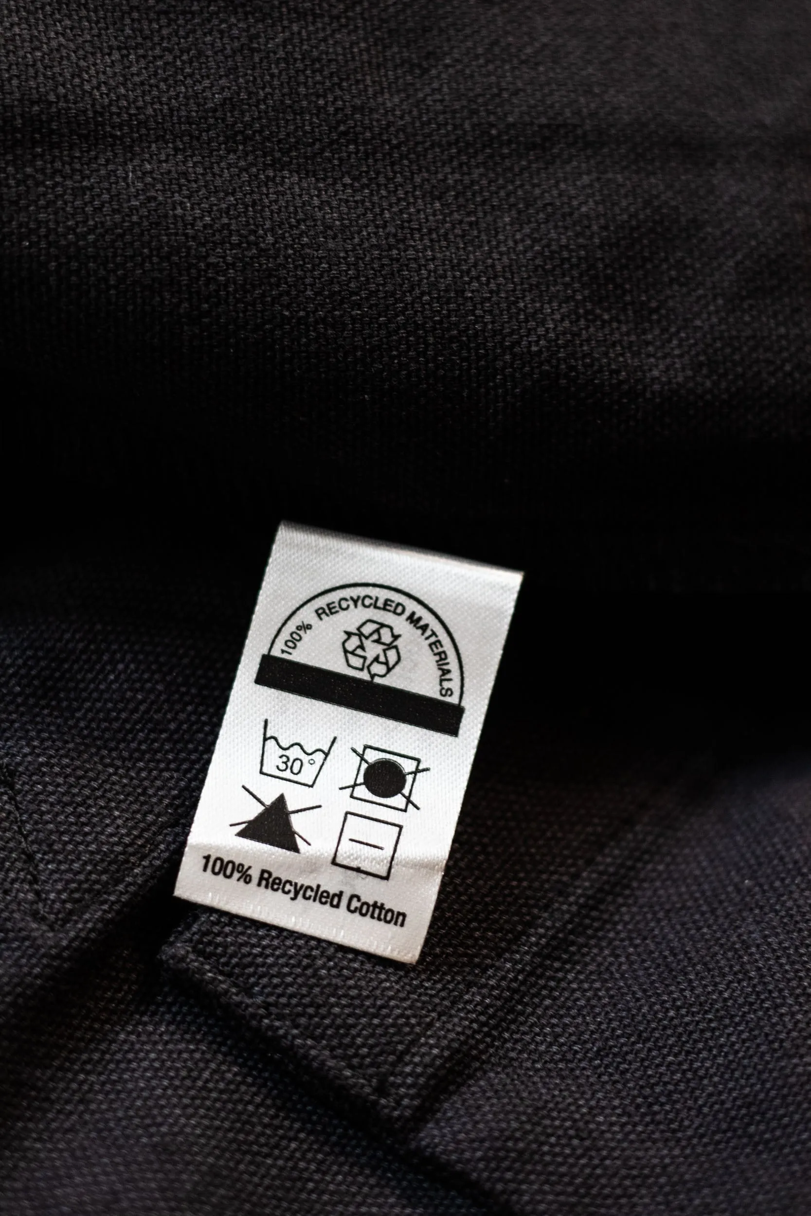 Natural 100% Recycled Cotton Market Tote - Longform Logo