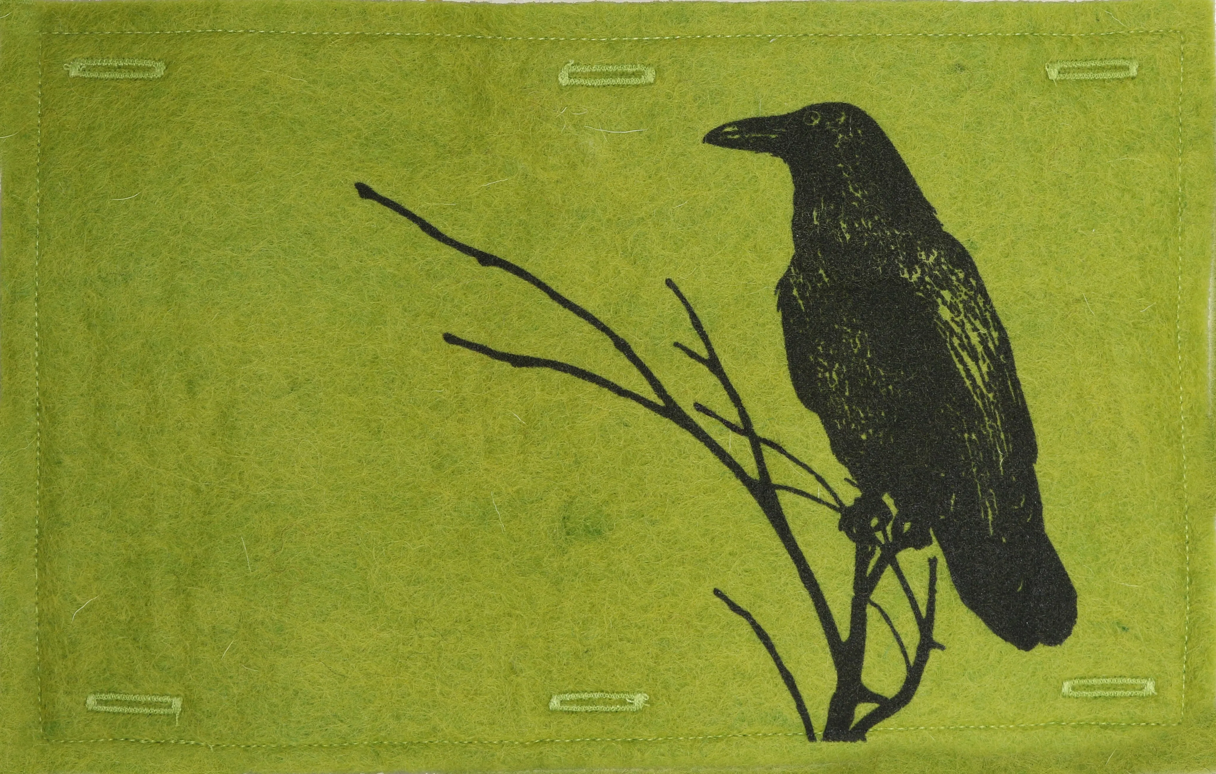 Nature Button On Hand Printed Art Panels