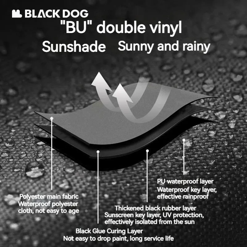Naturehike Blackdog Automatic Sunshade Tent Camping Dome Tent for 2-3 People Outdoor Travel Picnic Beach 150D Waterproof 3000mm