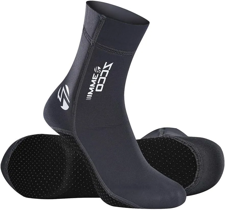 Neoprene Socks Diving Scuba Socks Wetsuit Fin Booties for Men Women, 3MM Surfing Sock Thermal Flexible Anti Slip for Swimming