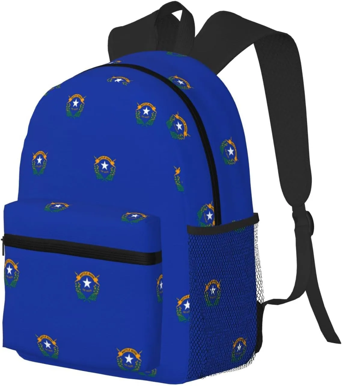 Nevada State Flag Men Women Office Laptop Backpack,Work Bag 15.7 Inch Business Travel Bags Large Capacity