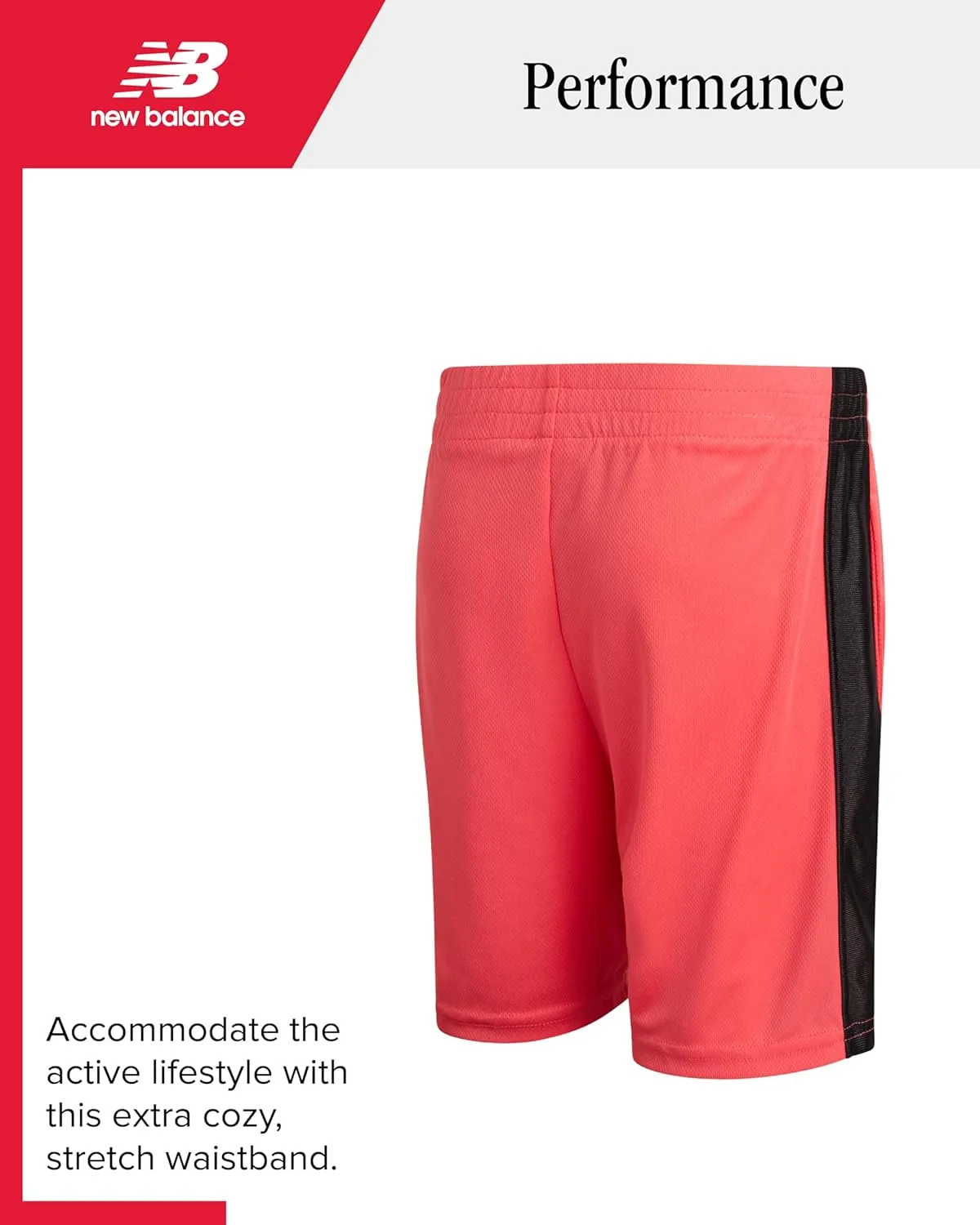 New Balance Boys Athletic Shorts - 4 Pack Moisture-Wicking Performance Mesh Shorts for Boys for Running and Sports (4-20)