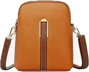 New Lychee Grain Leather Phone Bag, Women Small Cross Body Bag, Fashion Travel Wallet for Women