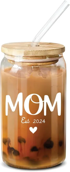 NewEleven Mothers Day Gifts For New Mom 2024 – Pregnancy Gifts For First Time Mom, Pregnant Mommy, Expecting Mother, Mommy To Be, Mommy To Be - 16 Oz Coffee Glass