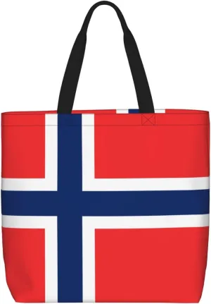 Norwegian flag It is a convenient one-shoulder bag, suitable for shopping, traveling, and daily life needs.