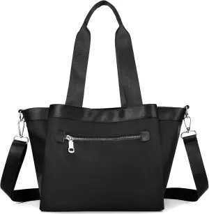 Nylon Crossbody Bags for Women Tote Bag with Pockets Satchel Purse Handbags Shoulder Bags Travel Messenger Bag