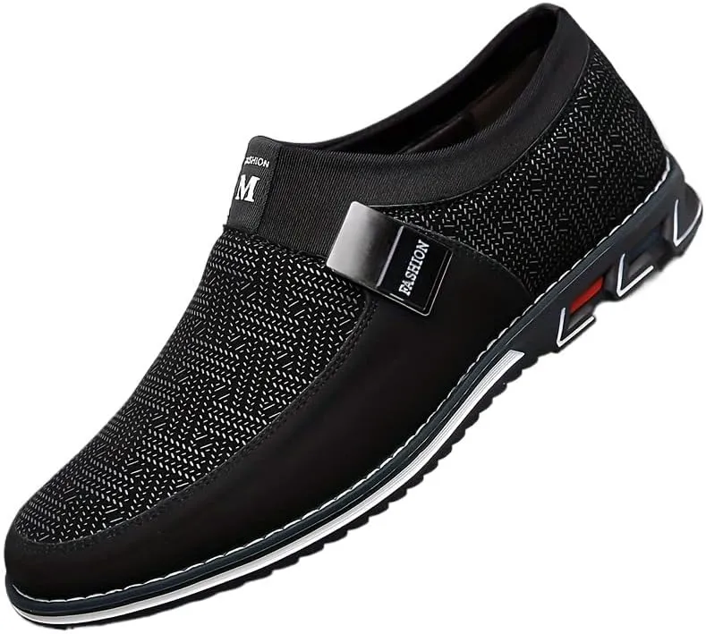 of Men's Fashionable Business Casual Casual Shoes, Formal Walking Shoes Large Size Middle-Aged Men's Shoes