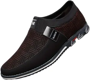 of Men's Fashionable Business Casual Casual Shoes, Formal Walking Shoes Large Size Middle-Aged Men's Shoes