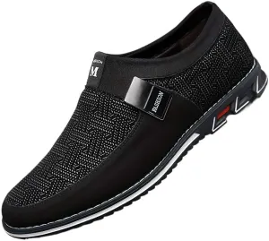 of Men's Fashionable Business Casual Casual Shoes, Formal Walking Shoes Large Size Middle-Aged Men's Shoes