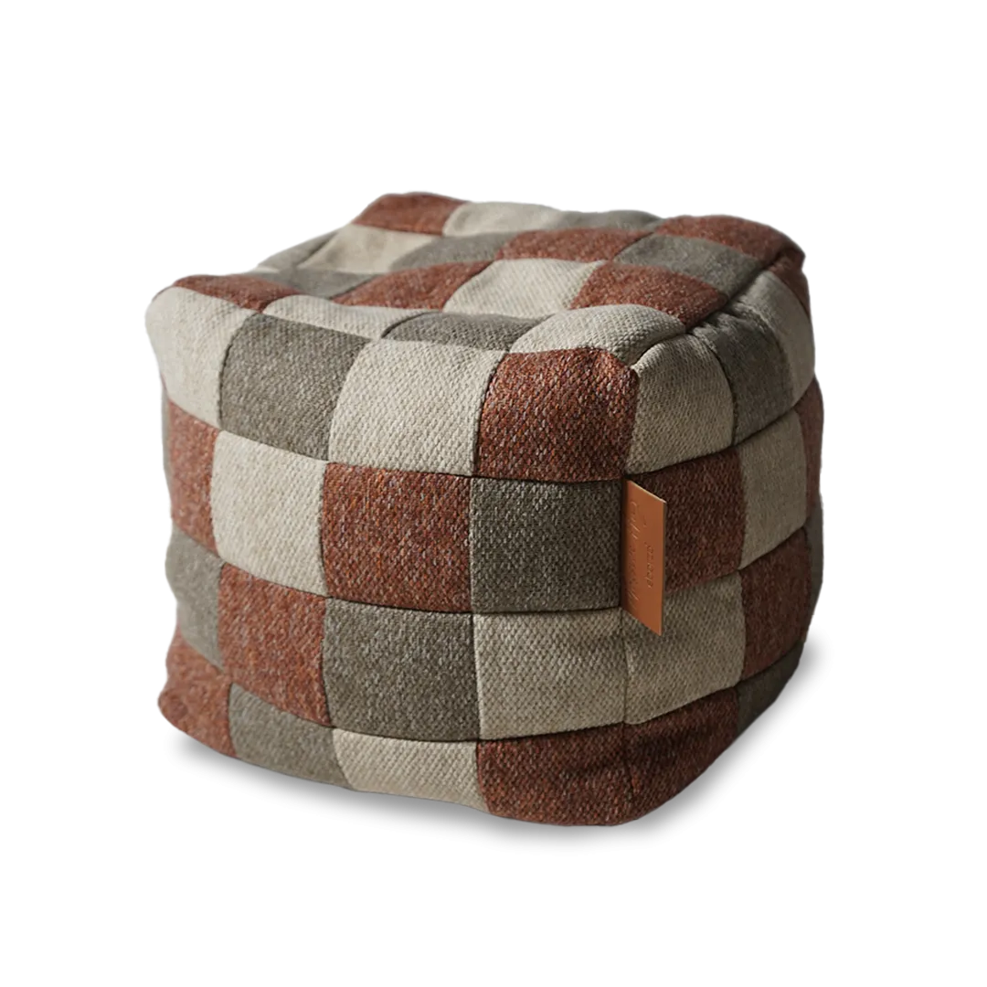 Olefin Pouf Multi Color - 409-BB