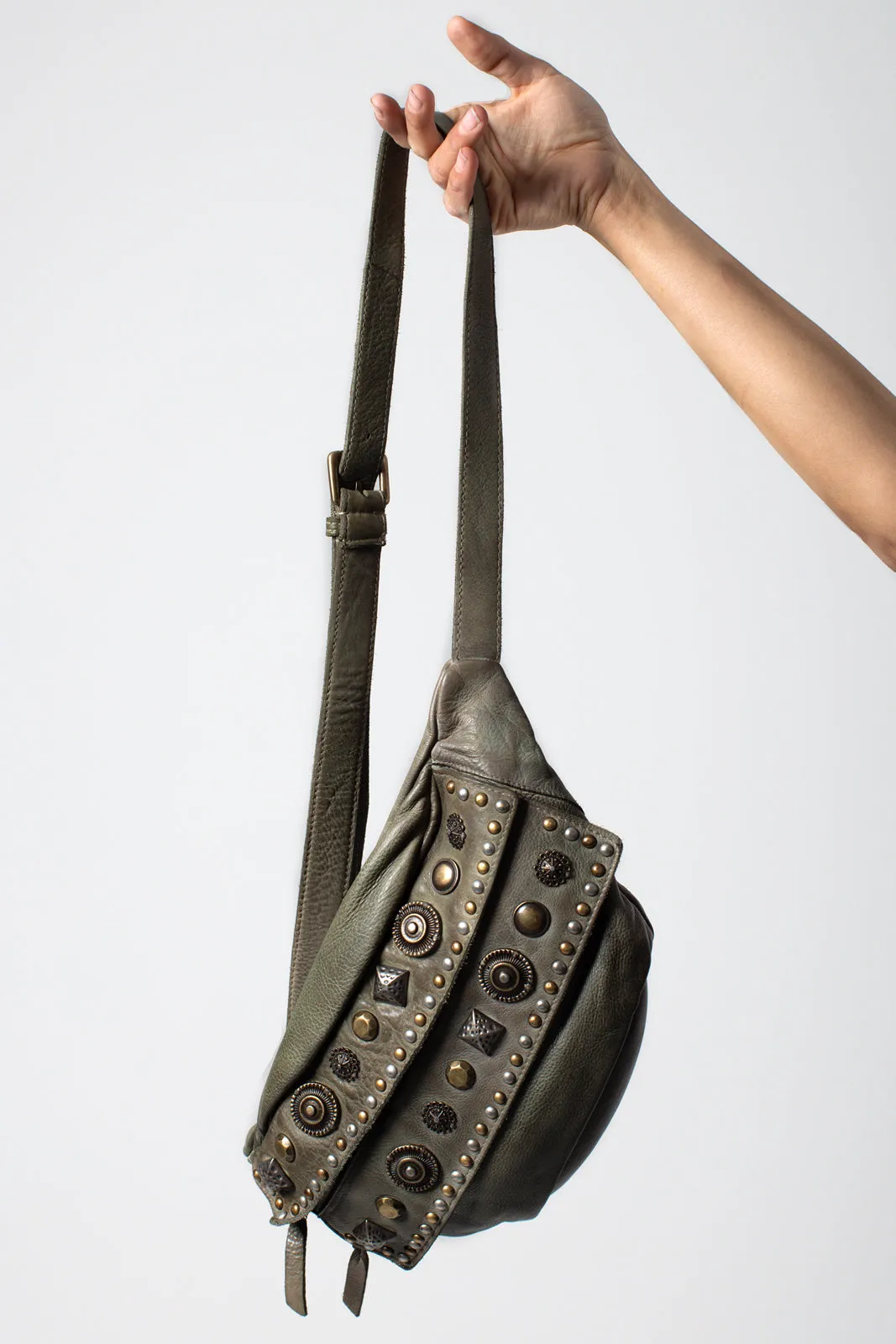 Olive Green Crossbody Sling