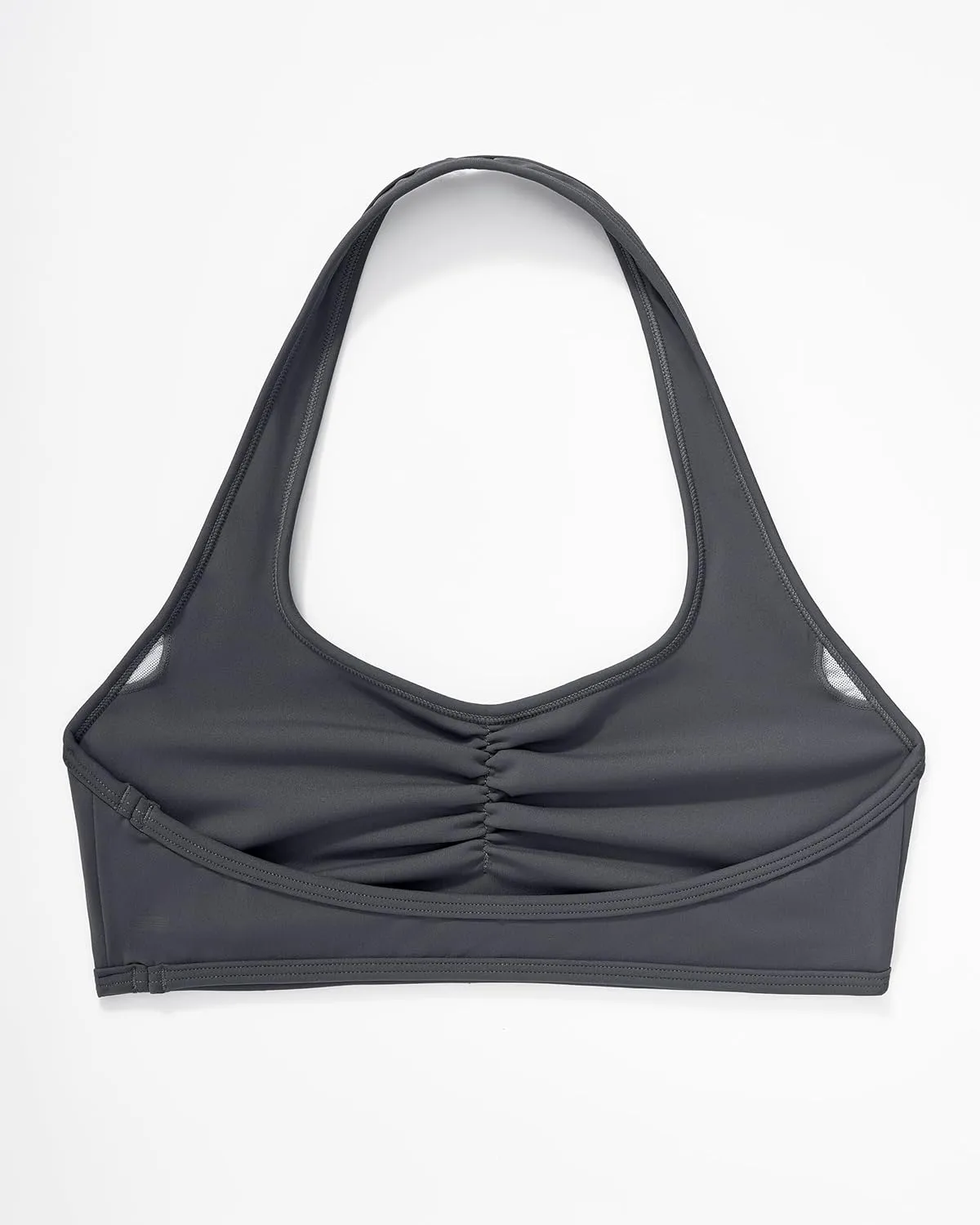 OMKAGI Halter Sports Bras for Women Open Back Workout Bras Padded Yoga Bra Gym Tops