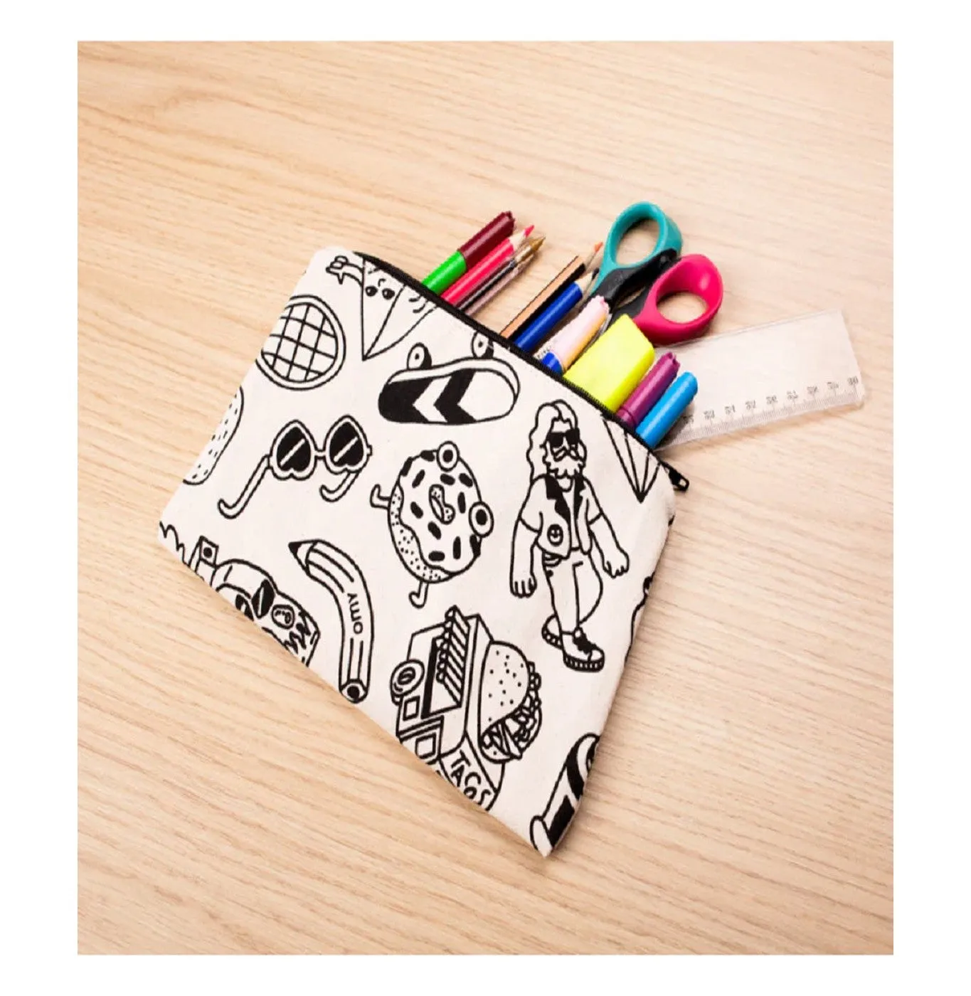 OMY Colour In Pencil Case - Pop
