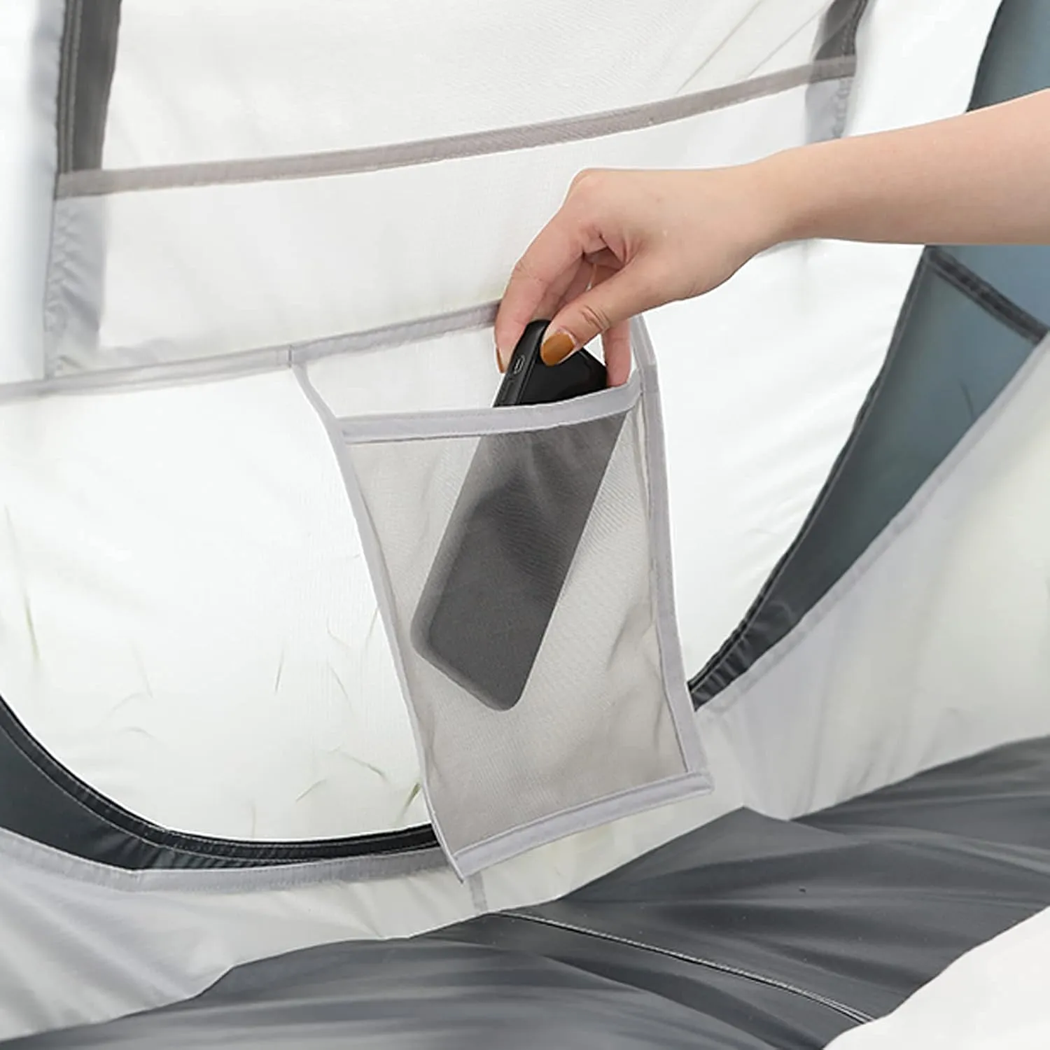 Outdoor Camping Thickened Rain-Proof Automatic Park Beach Picnic Portable Foldable Quick-Open Camping Tent Hopeful, 250*150*115CM