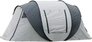Outdoor Camping Thickened Rain-Proof Automatic Park Beach Picnic Portable Foldable Quick-Open Camping Tent Hopeful, 280*200*120CM