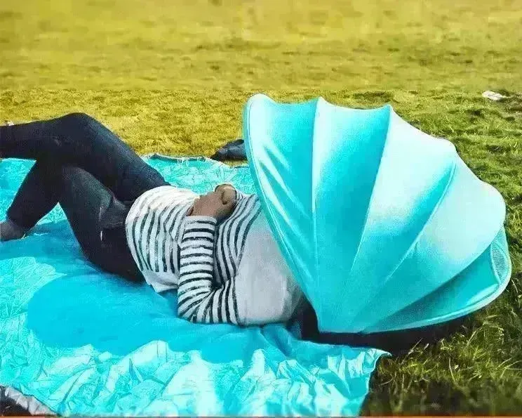 Outdoor Sunproof Fold Beach Umbrella