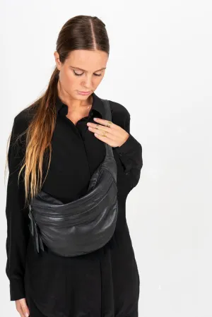 Oversized Soft Leather Sling Bag