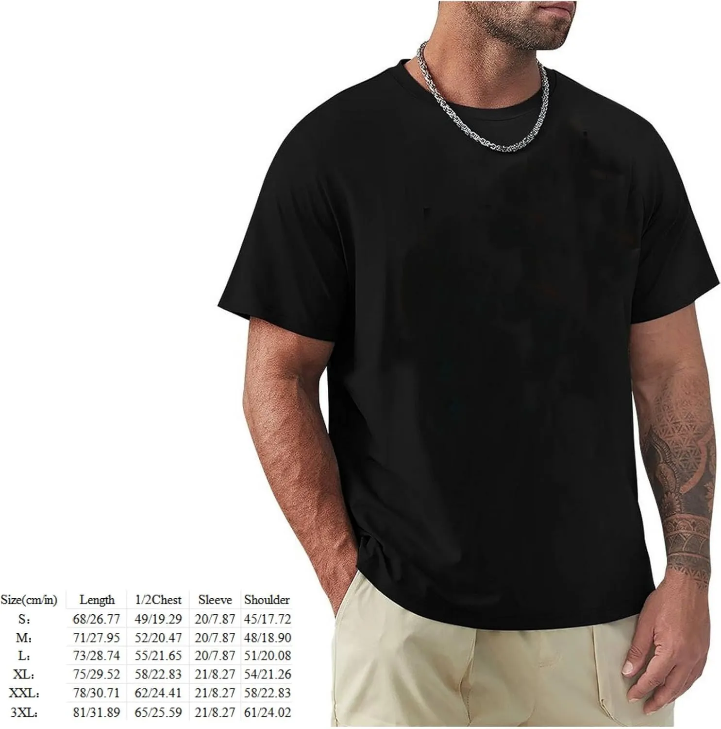 Parker Knoll T-Shirt Black Printed Mens Top Tee Black